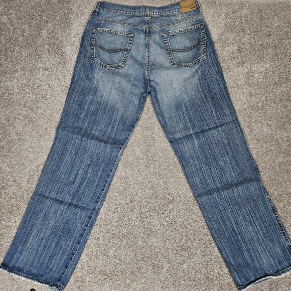Mavi Jeans Mens 34X33 (Tag 36X34) Blue Wide Leg Max Denim Pants Casual - Picture 6 of 13